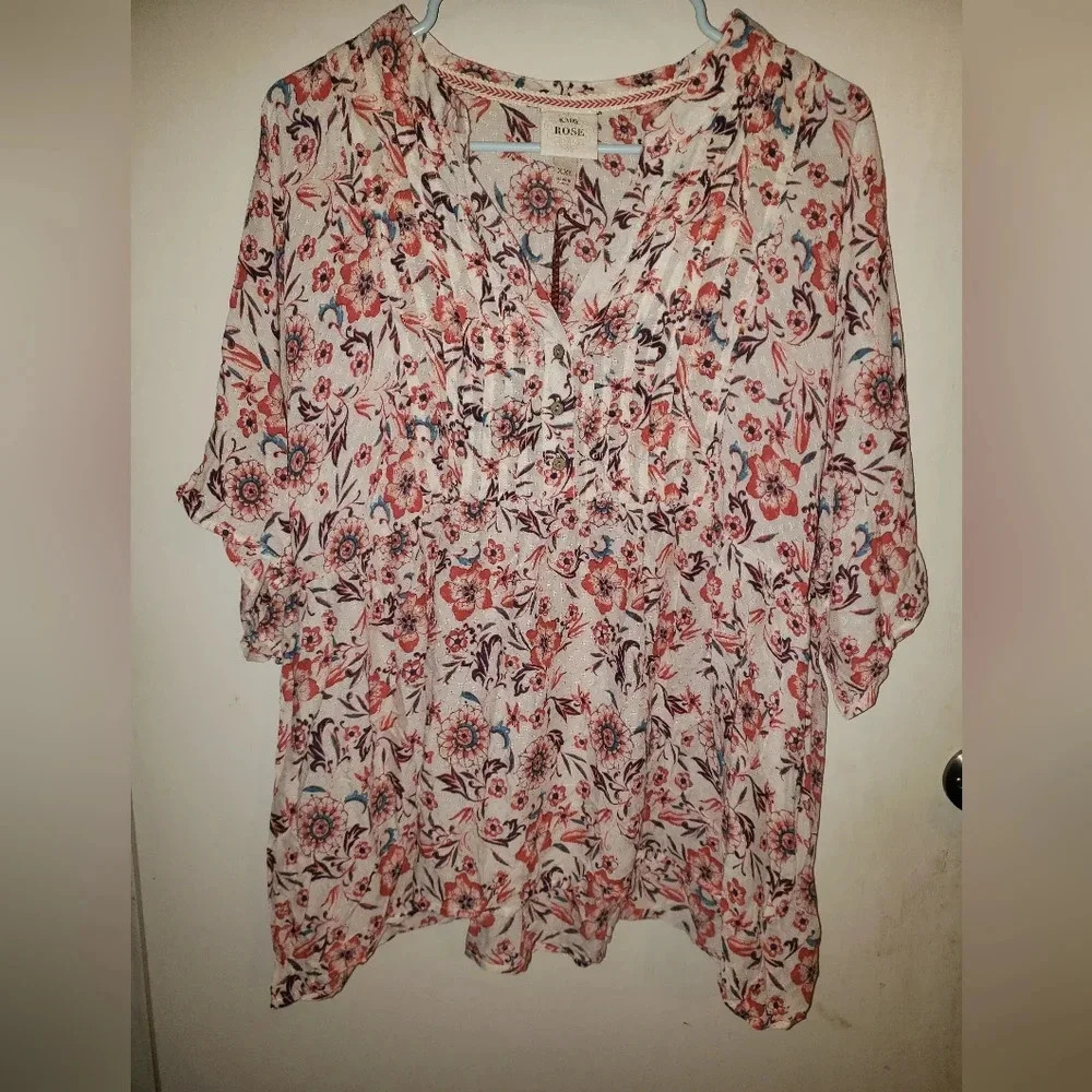 Floral blouse xxl